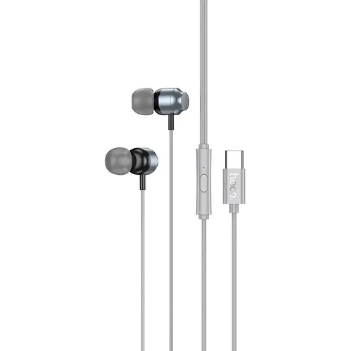 Навушники вакуумні Hoco M122 Type-C сірий