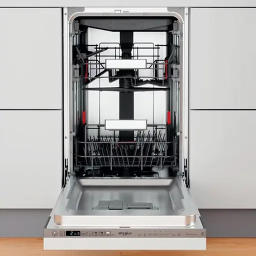 Посудомоечная машина встроенная Whirlpool 10 комплектов A+++, 45 см, дисплей, инвертор белый - фото 5