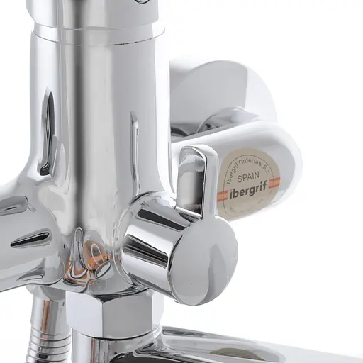 Змішувач для ванни Ibergrif Square M13122 IB0029, Хром - фото 2