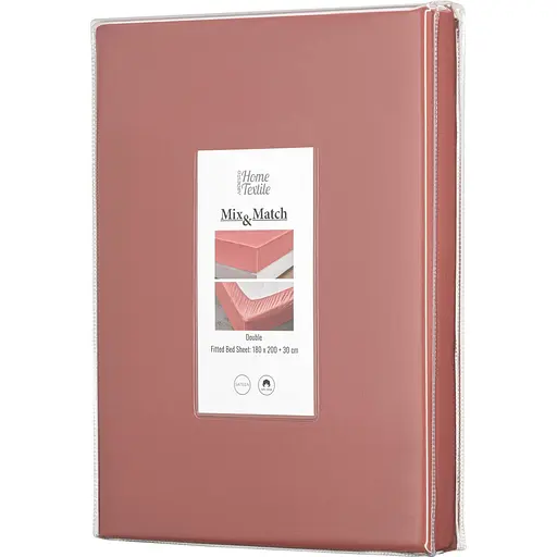 Простыня на резинке Ardesto Mix&Match, 180x200+30см, 100% хлопок, сатин, медь (ART1820FSO) - фото 1