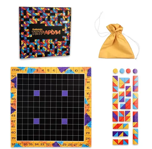 Настільна гра Тетраріум, розважальна, Стратег, 30332 (українською)