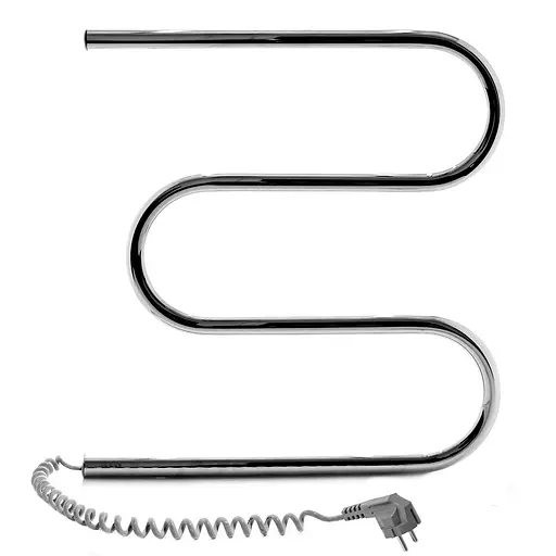 Электрический полотенцесушитель Navin Змеевик 500x500 левый 10-000100-5050, Хром, Левое - фото 1