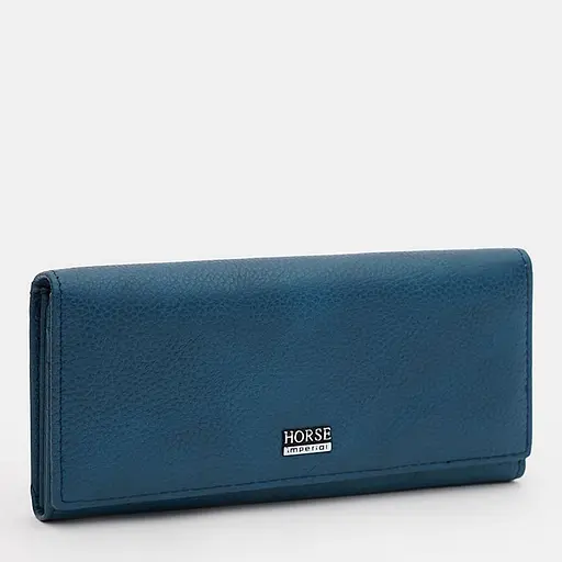 Гаманець жіночий шкіряний Horse Imperial A0001 navy синій - фото 2