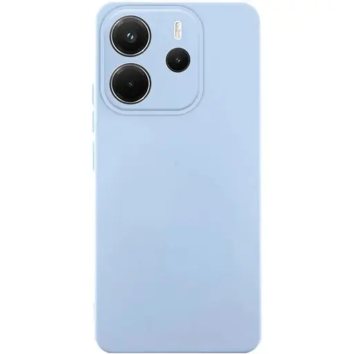 Чехол Lakshmi Silicone Cover Full Camera (AA) для Xiaomi Redmi Note 14 4G (Int. version) Голубой / Sky Blue