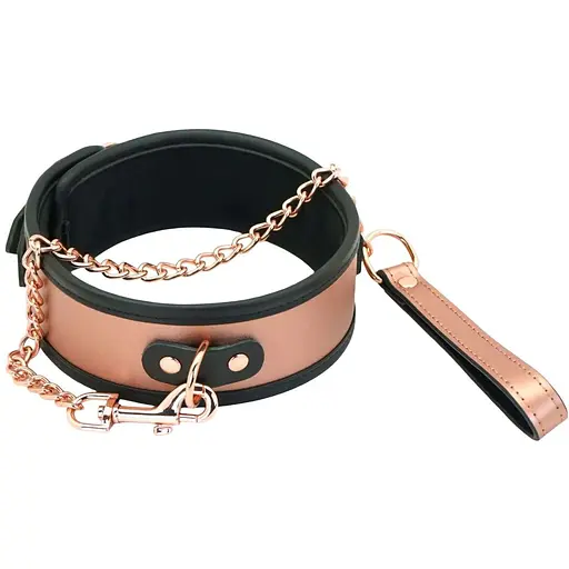 Нашийник з повідцем Liebe Seele Rose Gold Memory Collar With Leash