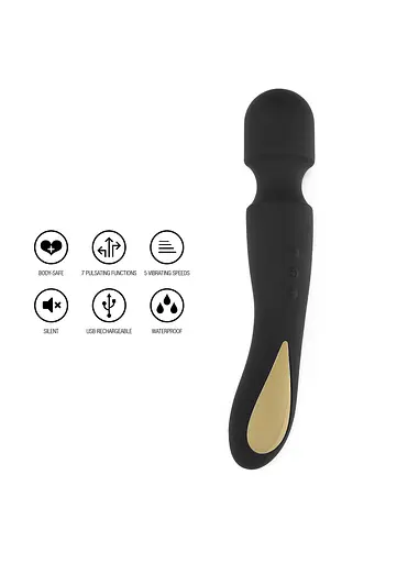 Вібромасажер ToyJoy Zenith, 23 см (чорний) - фото 2