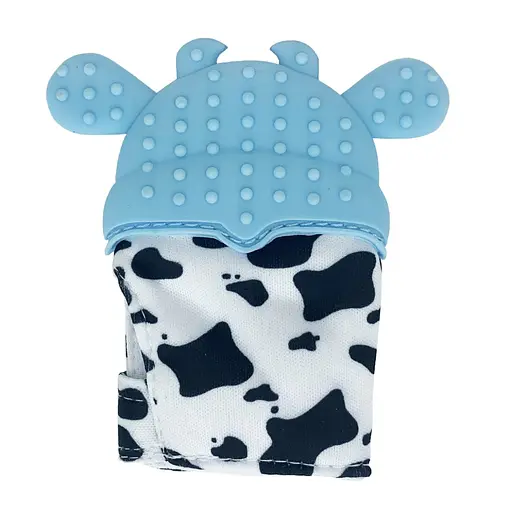 Прорізувач-рукавичка "Корівка" MGZ-0405(Blue) на липучці - фото 2