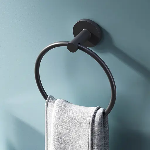 Кільце для рушника AM.PM X-Joy black A85A34422 Чорний матовий - фото 3