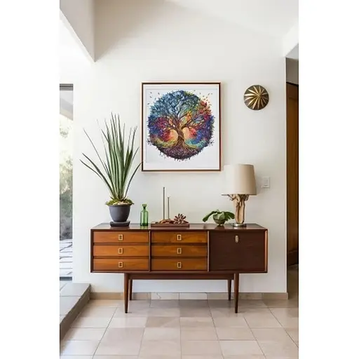 Набор для вышивки крестиком "Центр Вселенной" AH-211 с пяльцами - фото 5