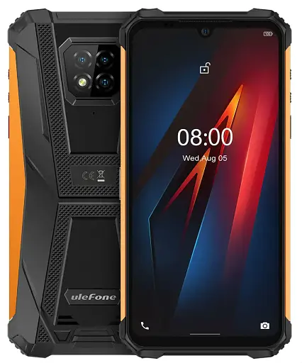 Захищений смартфон Ulefone Armor 8 4/64GB АКБ 5 580мАг Orange - фото 1