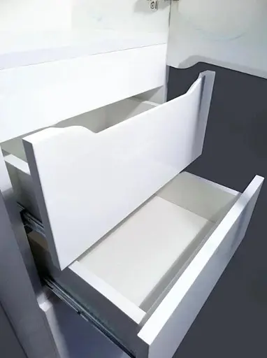 Пенал підлоговий Пік Альба правий для ванної 40 см Білий 30412 - фото 6