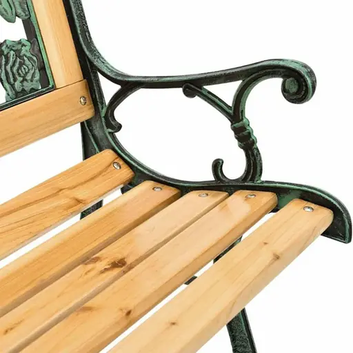 Скамейка для сада Chomik Garden Line Paola с декоративной спинкой - фото 9