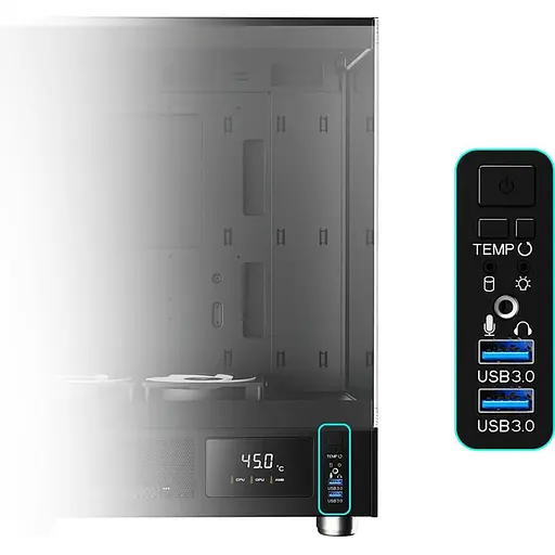 Корпус GAMDIAS ATLAS E1 (4711514500271) Без БП - фото 7