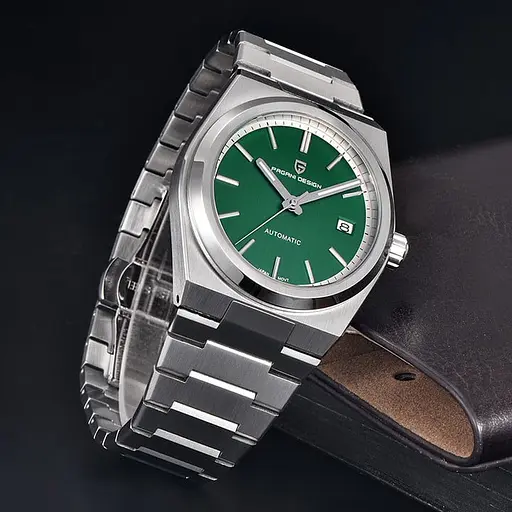 Наручные часы мужские PD-1753 Silver-Green Pagani Design acs0031192 - фото 2