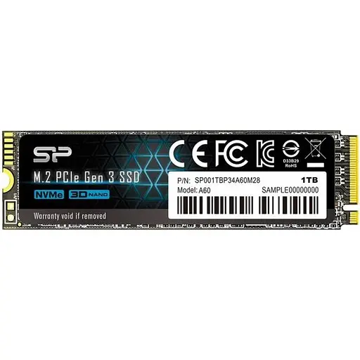 SSD накопичувач Silicon Power P34A60 1TB (SP001TBP34A60M28) [153591] - фото 1