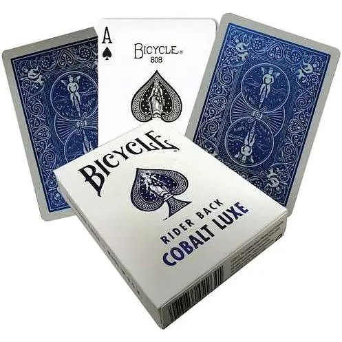 Карти гральні United States Playing Card Company Bicycle MetalLuxe Crimson (blue) (02440-1)