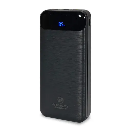 Повербанк 20000mAh Power Bank Kraft TPB-2020 Black 22.5W QC3.0 (43-00050) - фото 2