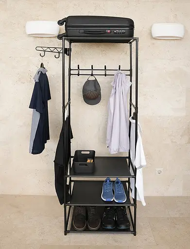 Вішалка для одягу с полицями FABRIKA STORE - фото 12