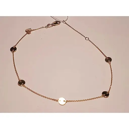 Золотой браслет Столичная Ювелирная Фабрика на ногу. 322788ж 23 - фото 3