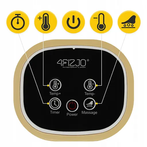 Ванна для ног гидромассажная 4FIZJO Ultra+ складная 500 Вт (гидромассажер для ног) 4FJ0595 (P-5907739319487) - фото 14