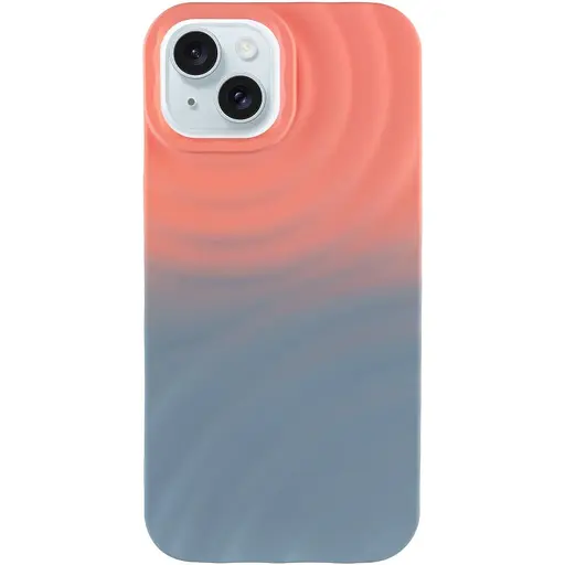 Чехол Epik TPU ColorWave для Apple iPhone 13/14, 6.1 Peach/Sky - фото 2