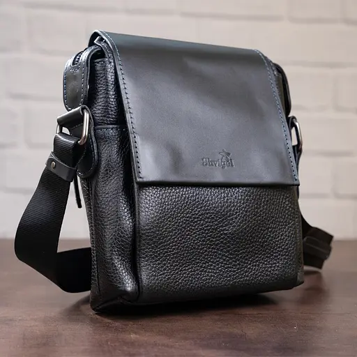 Сумка кожаная мужская SHVIGEL 19х23х6 см sum0012323 - фото 6