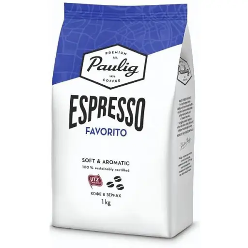 Кофе в зернах Paulig Espresso Favorito 1 кг - фото 1
