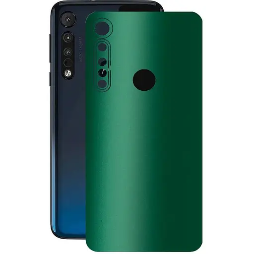 Защитная пленка StatusSKIN для Motorola One Macro Корпус Винил Зеленая - фото 1