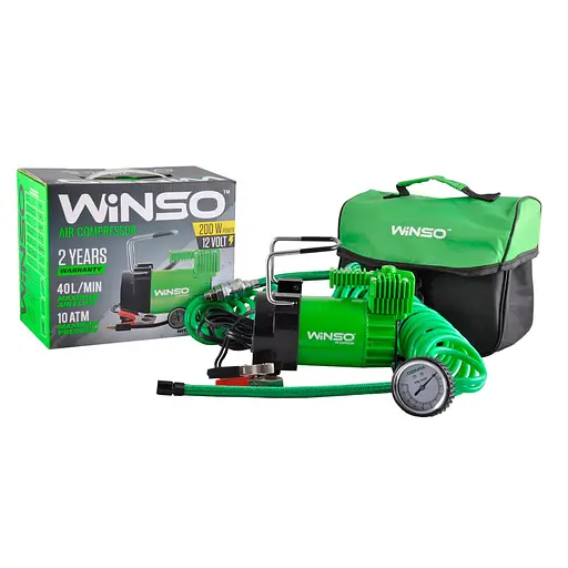 Компресор автомобільний Winso 10 Атм 40 л/хв 200 Вт