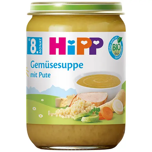 Органічний Суп НIРР Овочевий з Індичкою 190 г