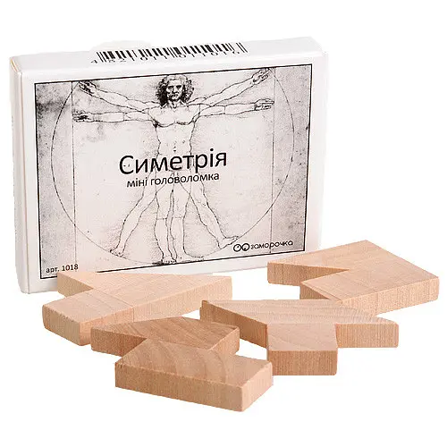 Міні головоломка Симетрія укр. Заморочка 5005 - фото 1