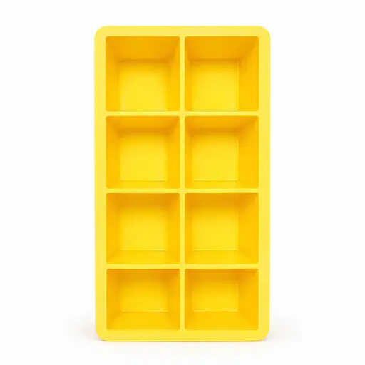 Форма для льда силиконовая Bar House на восемь крупных кубиков льда 5×5 см 88314 - фото 1