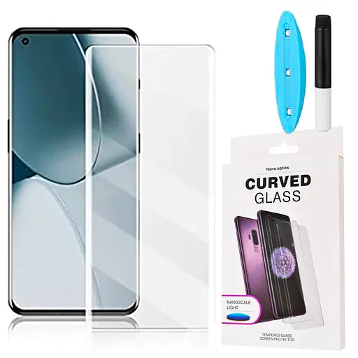 Захисне скло DK для OnePlus 10 Pro UV Curved 015456 clear 2 шт. - фото 3