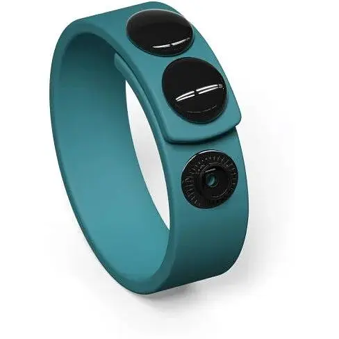 Регульоване ерекційне кільце на кнопках Love To Love Hero Ring - Teal Me