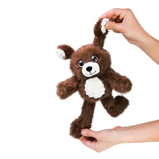 М'яка іграшка-потягушка MJ2406 Ведмедик 30см, в пакеті (6924050724065) - фото 4