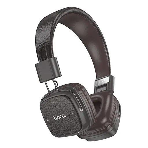 Навушники бездротові Hoco W56 накладні коричневий - фото 3