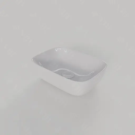 Умивальник VBI Ravenna S white накладний VBI-011201, Білий - фото 5