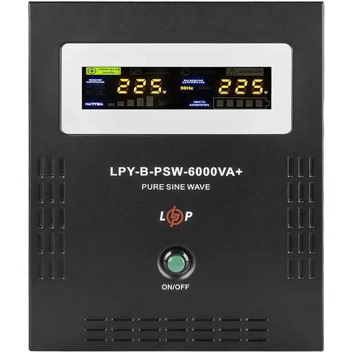 ДБЖ з правильною синусоїдою LogicPower 48V LPY-B-PSW-6000VA+ 4200 Вт 10A/20A - фото 1