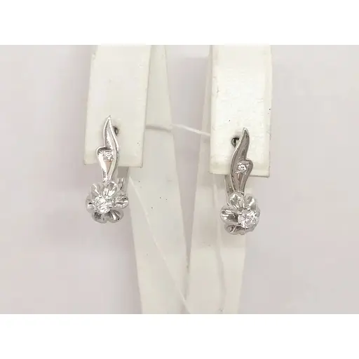 Золотые серьги Гаразд с фианитами. 3533543Б - фото 5