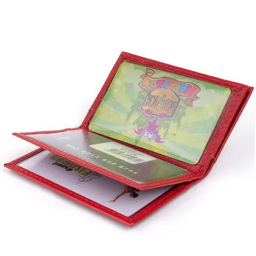 Женский кожаный кошелек-визитница ST Leather 10х6.5х1 см acs0015962 - фото 5