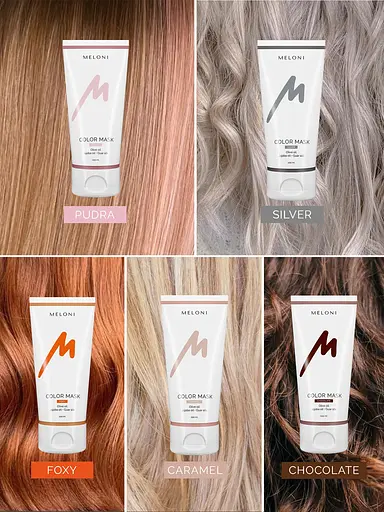 Тонирующая маска для волос Карамельный Color Mask Caramel Meloni 200 мл - фото 3