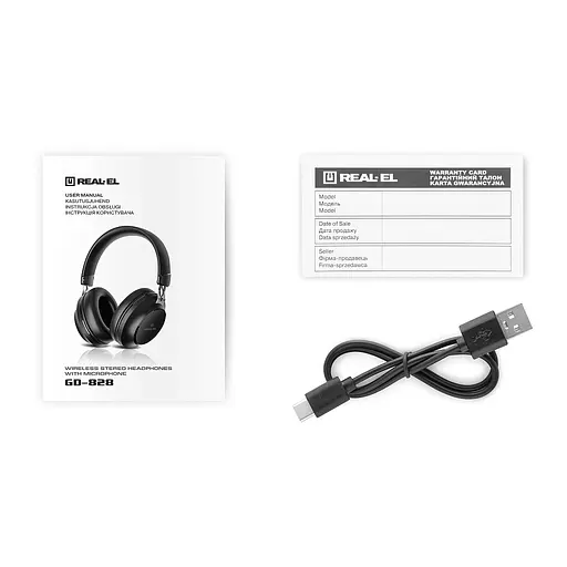 Навушники REAL-EL GD-828 Black - фото 9