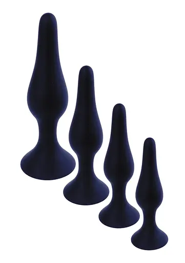 Анальна пробка Boss Silicone Plug Small 10 см (чорний) - фото 4