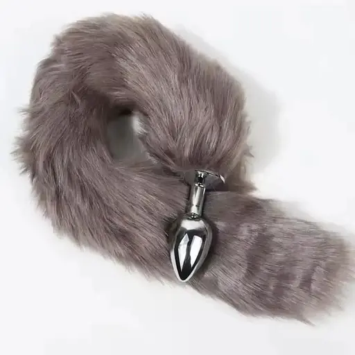 Анальна пробка з хвостом лисички - фото 4