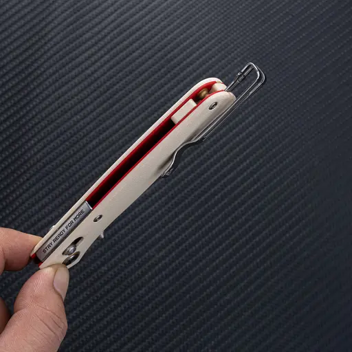 Ніж складаний SRM Medal 255L-GT2, білий - фото 10