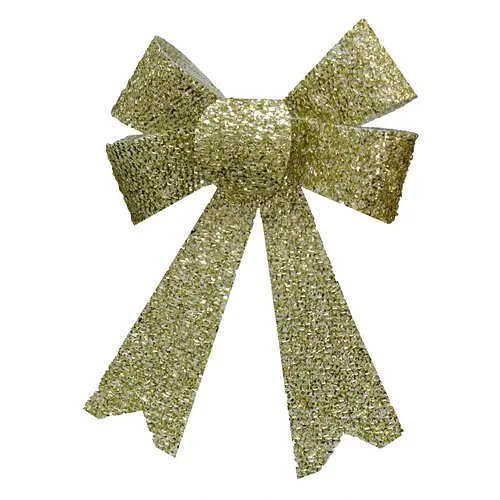 Игрушка на ялку Бантик люрекс - фото 1