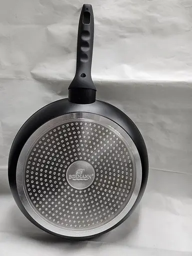 Сковорода ⌀ 20см с антипригарным 3х шаровым мраморным покрытием Bohmann BH 1011-20 сковорода для жарки - фото 7