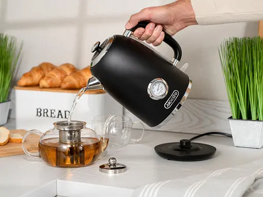 Ardesto Електрочайник EKL-F410BG 1.8 л 2200 Вт strix контроль нерж. сталь індикатор температури чорний - фото 5