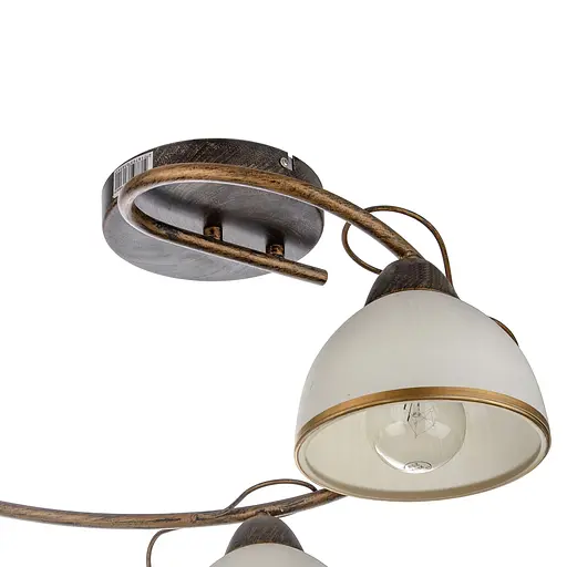 Люстра стельова Brille для кухні E14 60W G (LK-146C/3) - фото 2