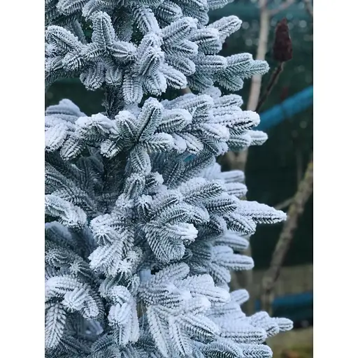 Елка Hvoya Traditional Slim литая 220 см заснеженная - фото 9